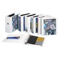 Workstation Cardinal Brands- Inc  Clearvue Locking D-Ring Binder- 1in. Cap- 11in.x8-.50in.- White WO939878